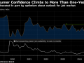 美国11月消费者信心升至逾一年高点 对经济和劳动力市场乐观